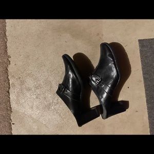 Black Aerosoles Backless Shoes